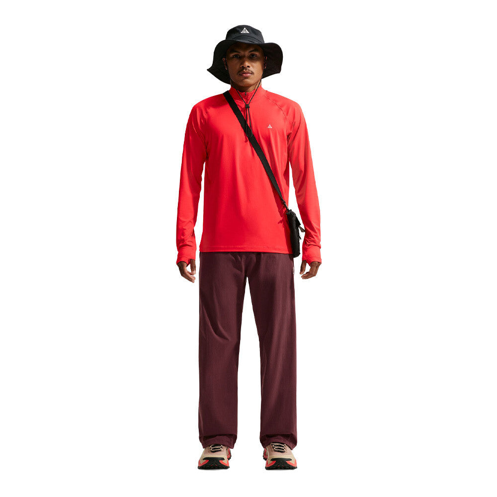 Nike ACG Wildsee Dri-FIT 1/4-Zip Men's Trail Running Top - Light Crimson/Summit White