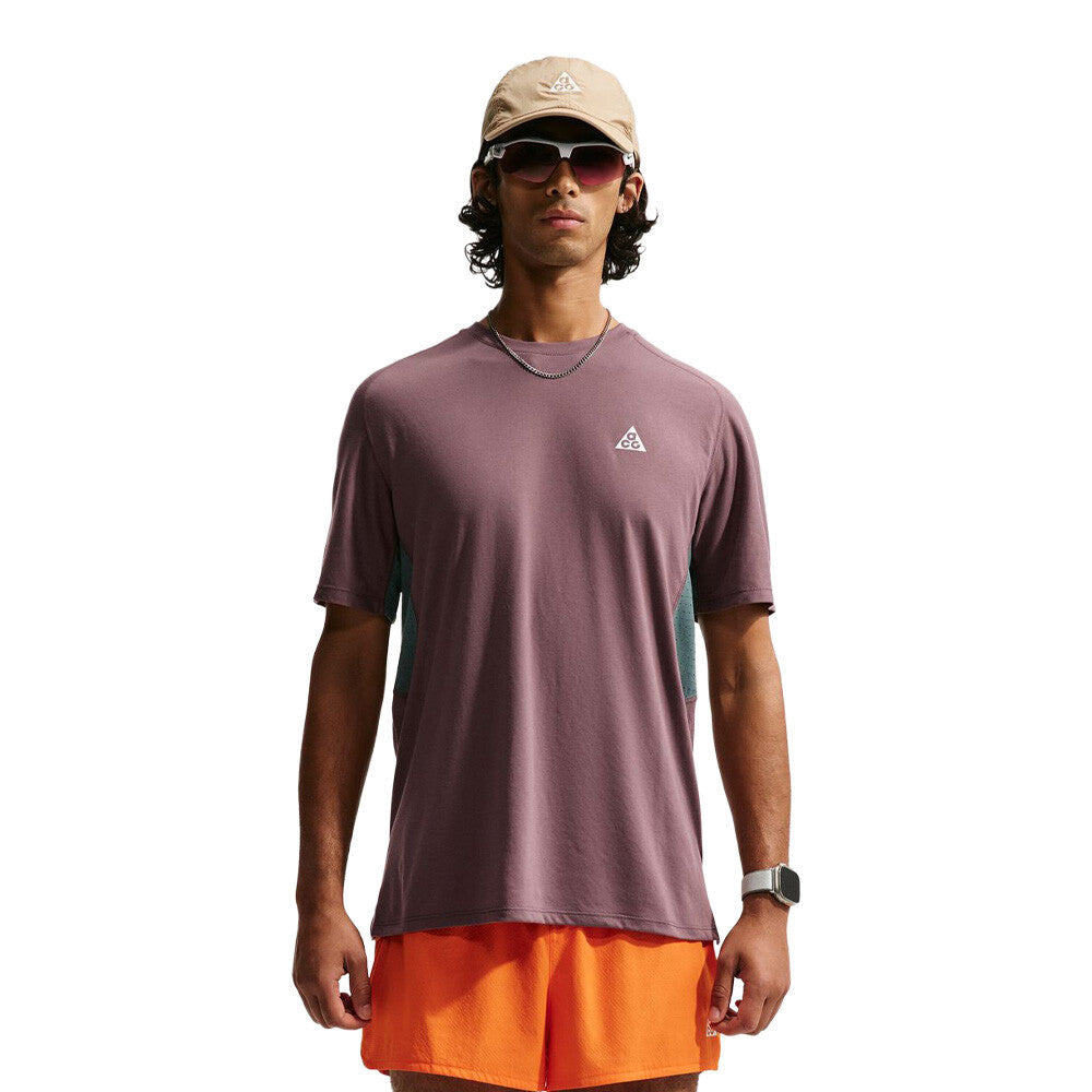 Nike ACG Dri-FIT ADV Solar Chase Men's Trail Running T-Shirt - Tattoo/Mineral Slate/Summit White