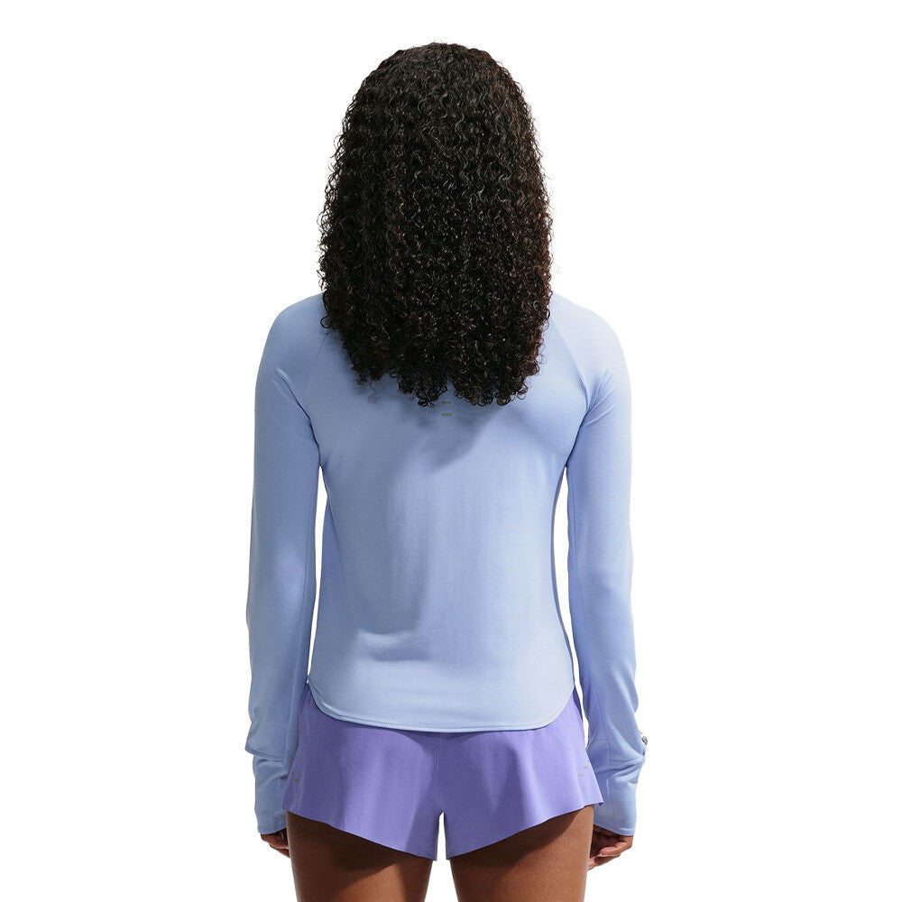 Nike Swift Dri-FIT UV 1/4-Zip Women's Half Zip Top - Aluminium/Reflective Silver