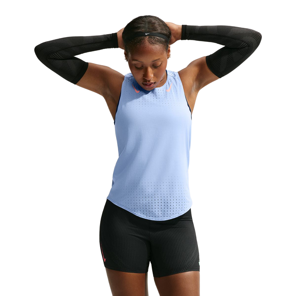 Nike Dri-FIT ADV Aeroswift Women's Tank Top - Aluminium/Atomic Pink