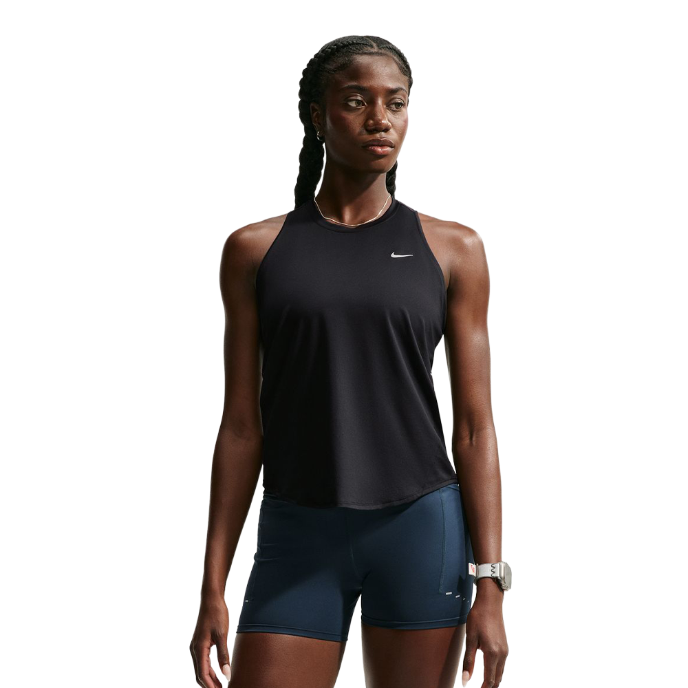 Nike Dri-FIT Swift Women's Running T-Shirt - Black/Reflective Silver (3)