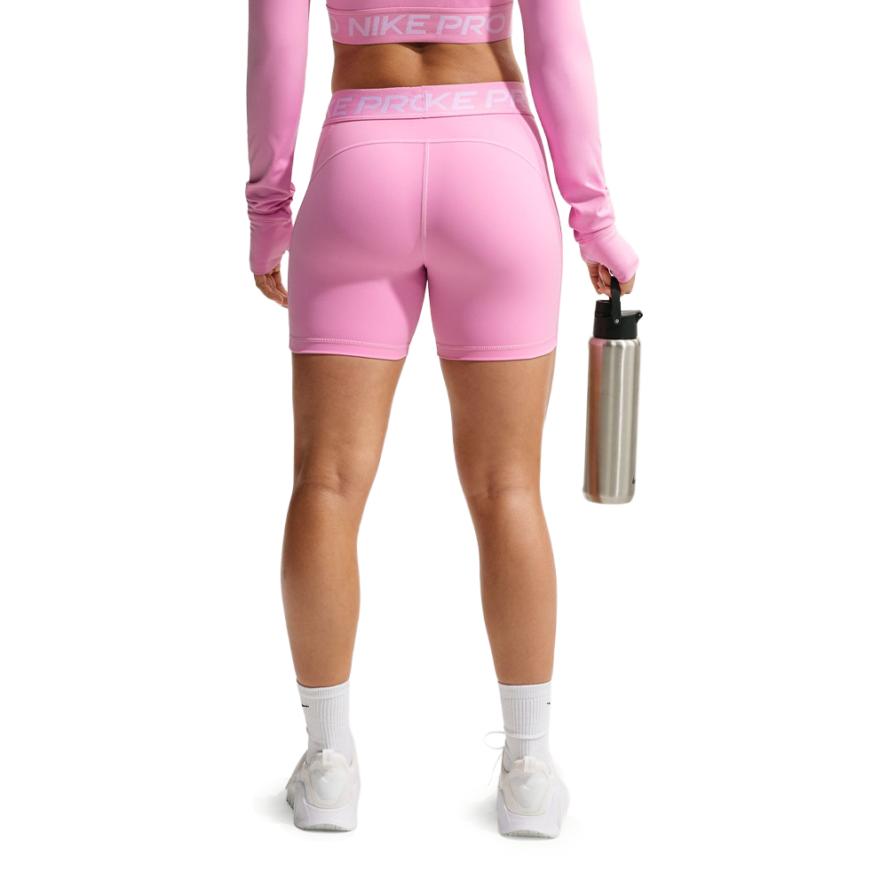 Nike Pro Dri-FIT 365 5 Inch Women's Shorts - Pink Rise/White