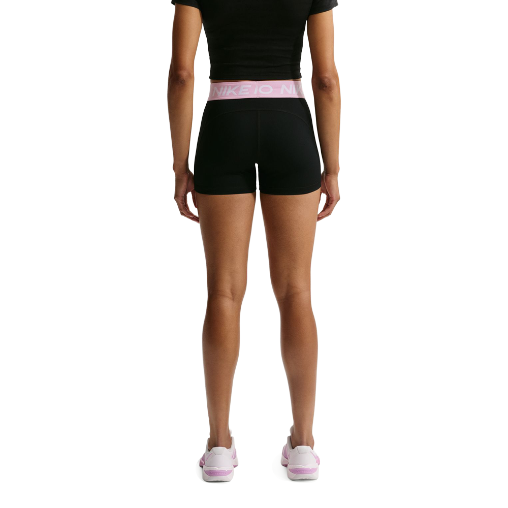 Nike Pro Dri-FIT 365 Women's Shorts - Black/Pink Rise/White