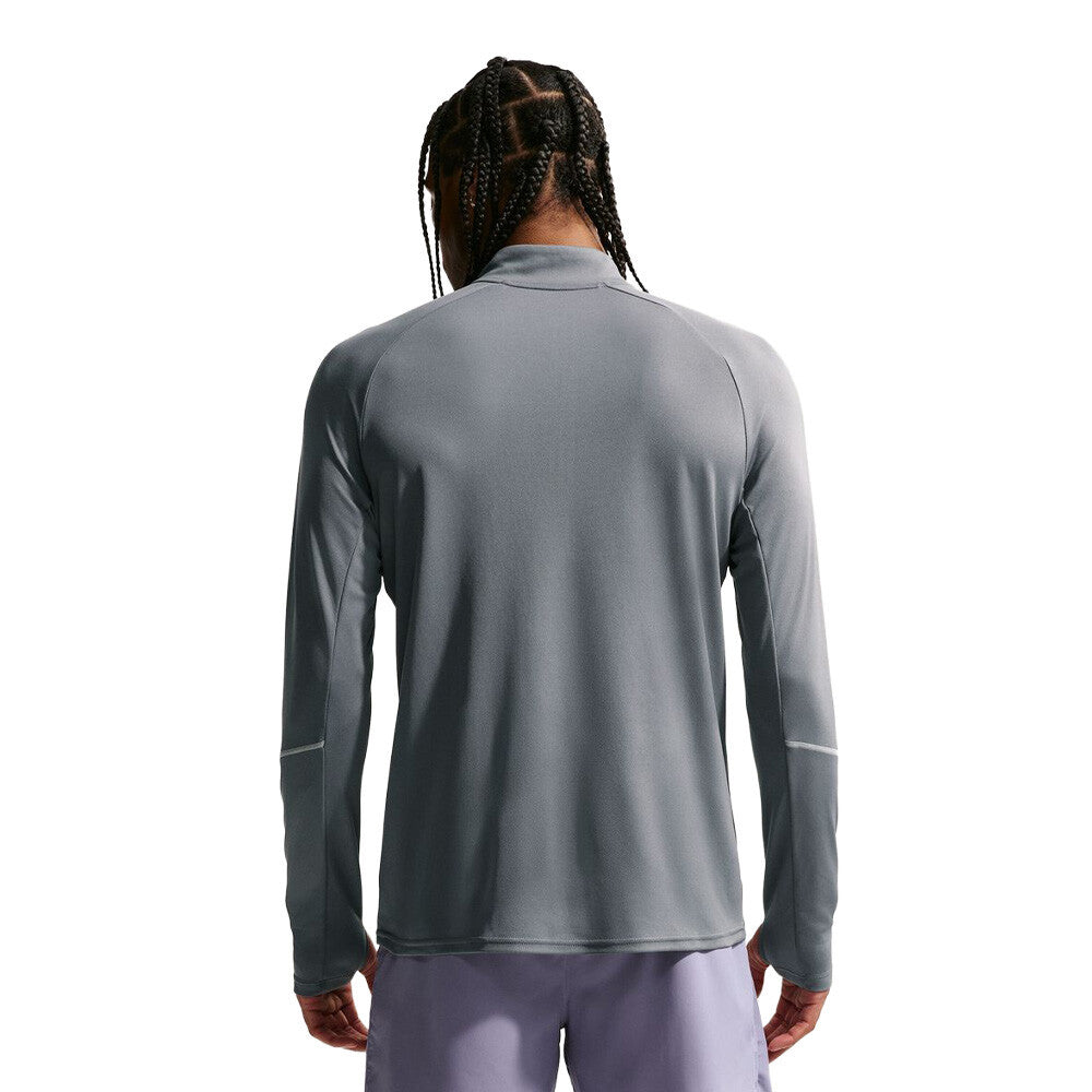 Nike Miler Dri-FIT 1/2 Zip Men's Running Top - Smoke Grey/Iron Grey