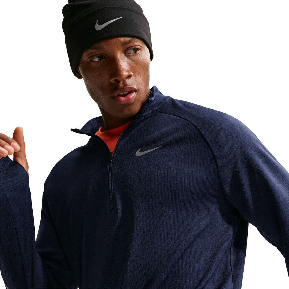 Nike Miler Dri-FIT 1/2 Zip Men's Running Top - Midnight Navy/Obsidian