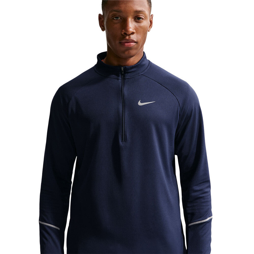 Nike Miler Dri-FIT 1/2 Zip Men's Running Top - Midnight Navy/Obsidian