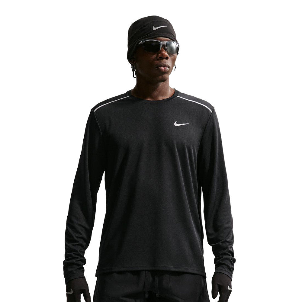 Nike Dri-FIT Miler Men's Running Top - Black
