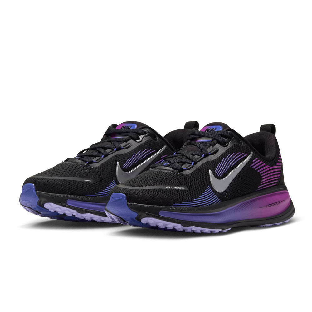 Nike Junior Vomero 18 Running Shoes - Black/Vivid Purple/Persian Violet