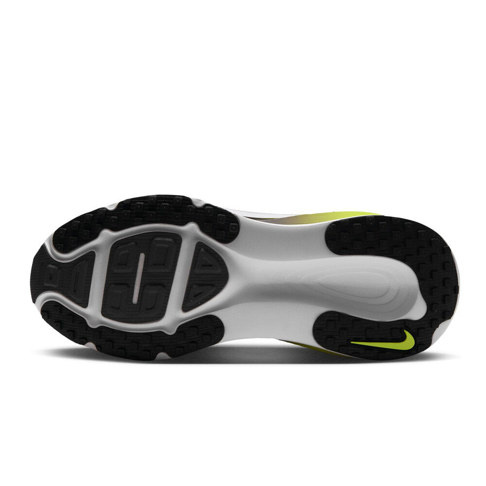 Nike Junior Vomero 18 Running Shoes - White/Lemon Venom/Dark Grey