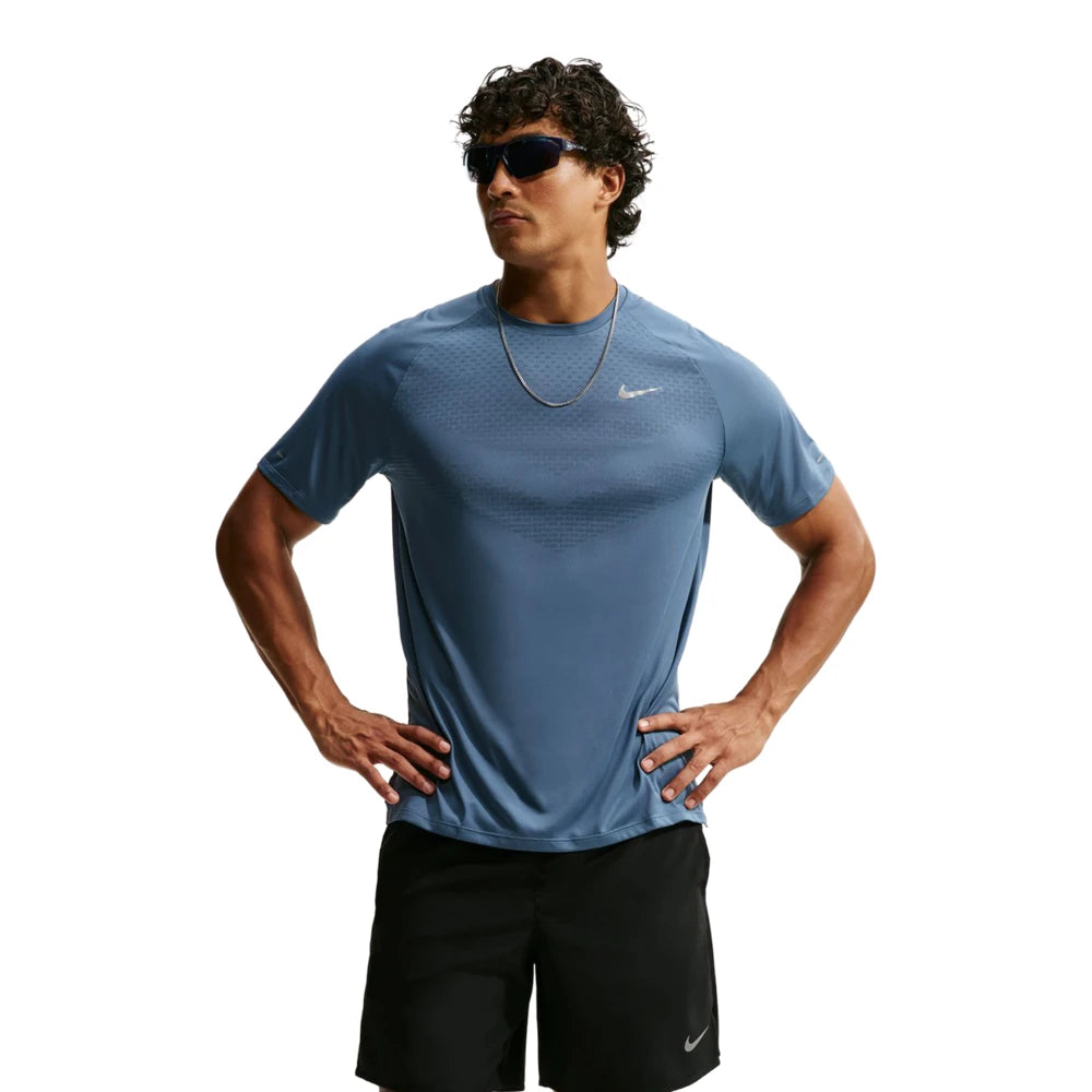 Nike Dri-FIT ADV Stride Men's Running T-Shirt - New Slate/Reflective Silver