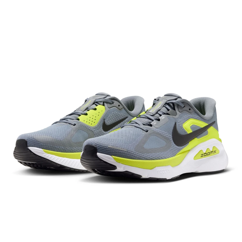 Nike Structure Plus Men's Running Shoes - Cool Grey/Lemon Venom/Black