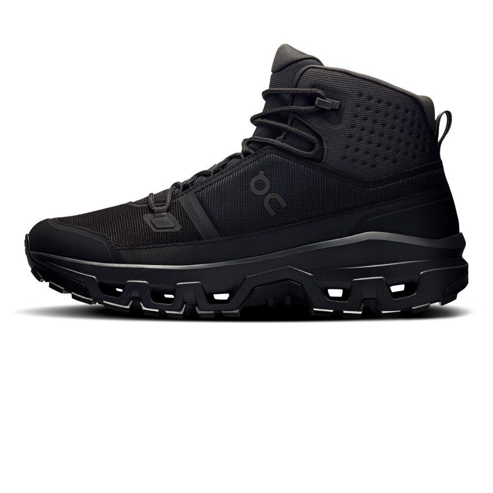 On Cloudrock Mid Waterproof Men's Hilking Boots - Black