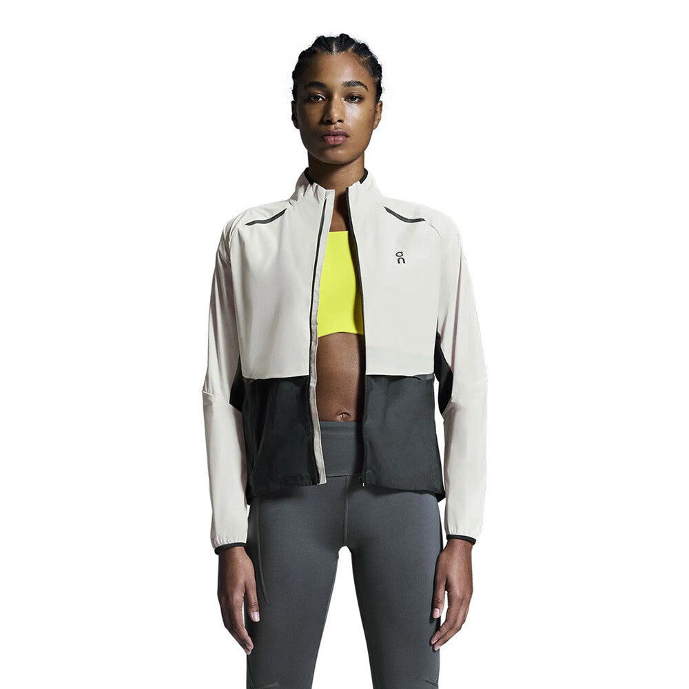 On Weather Women's Running Jacket - Silver/Eclipse