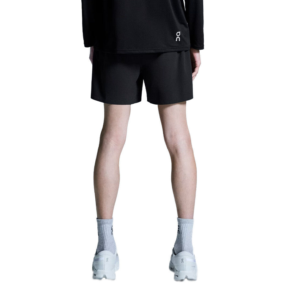 On 5 Inch Performance Men's Running Shorts - Black