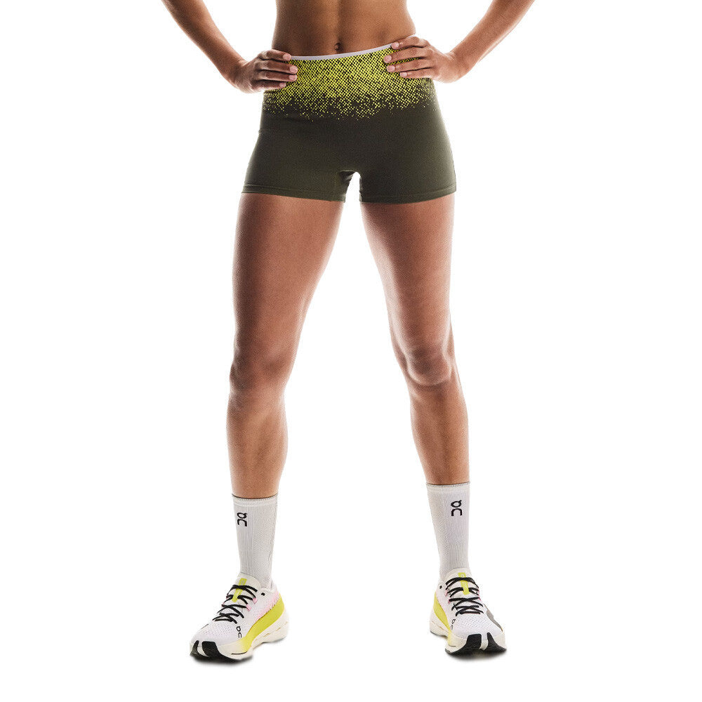 On Race Women's Running Shorts - Lime