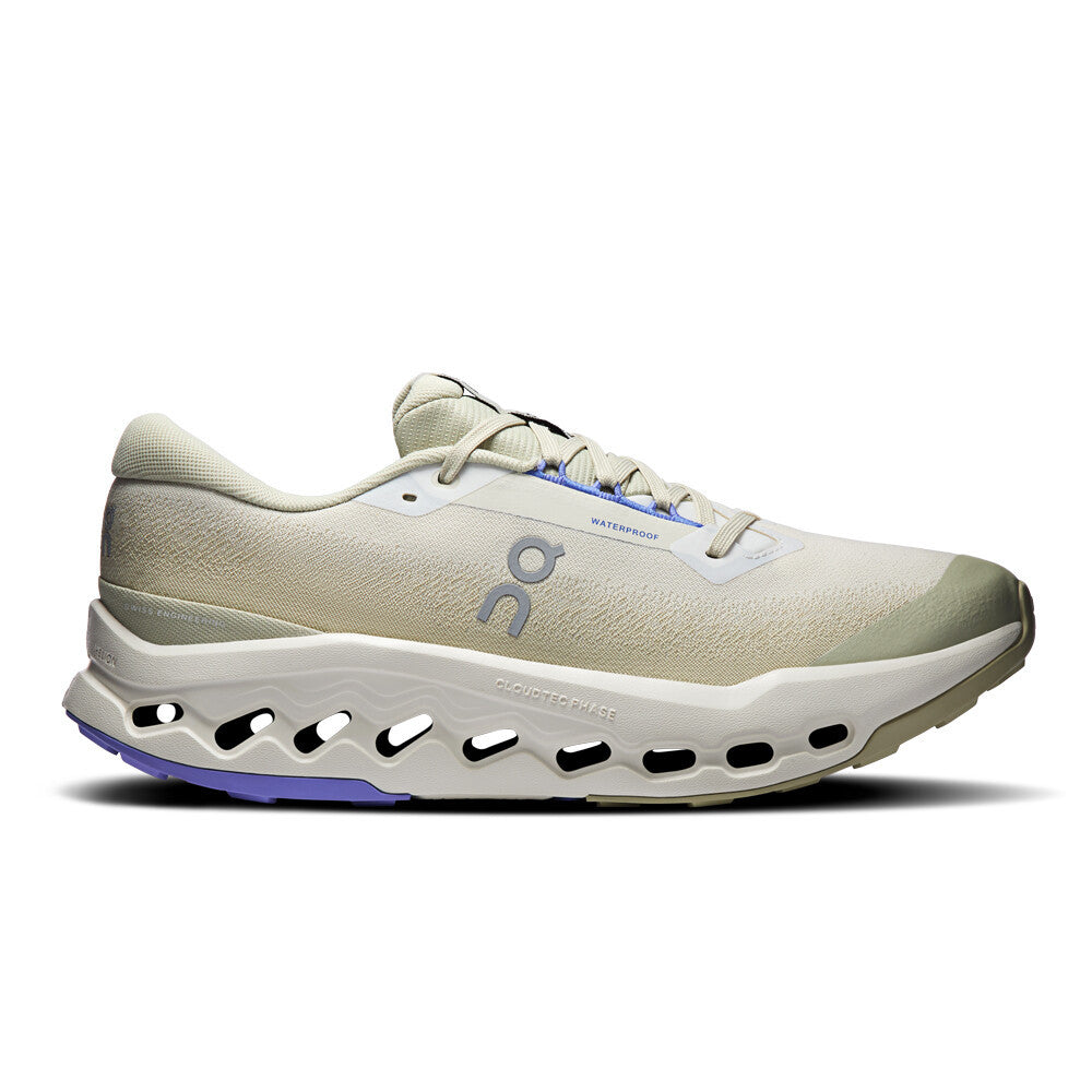 On Cloudsurfer Trail 2 Waterproof Men's Trail Running Shoes - Ghost/Chalk