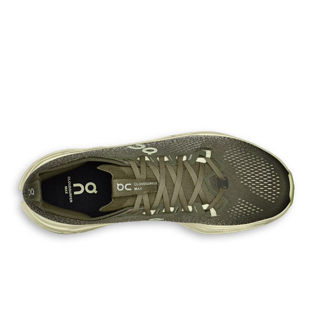 On Cloudsurfer Max Men's Running Shoes (2E Width) - Olive/Seedling