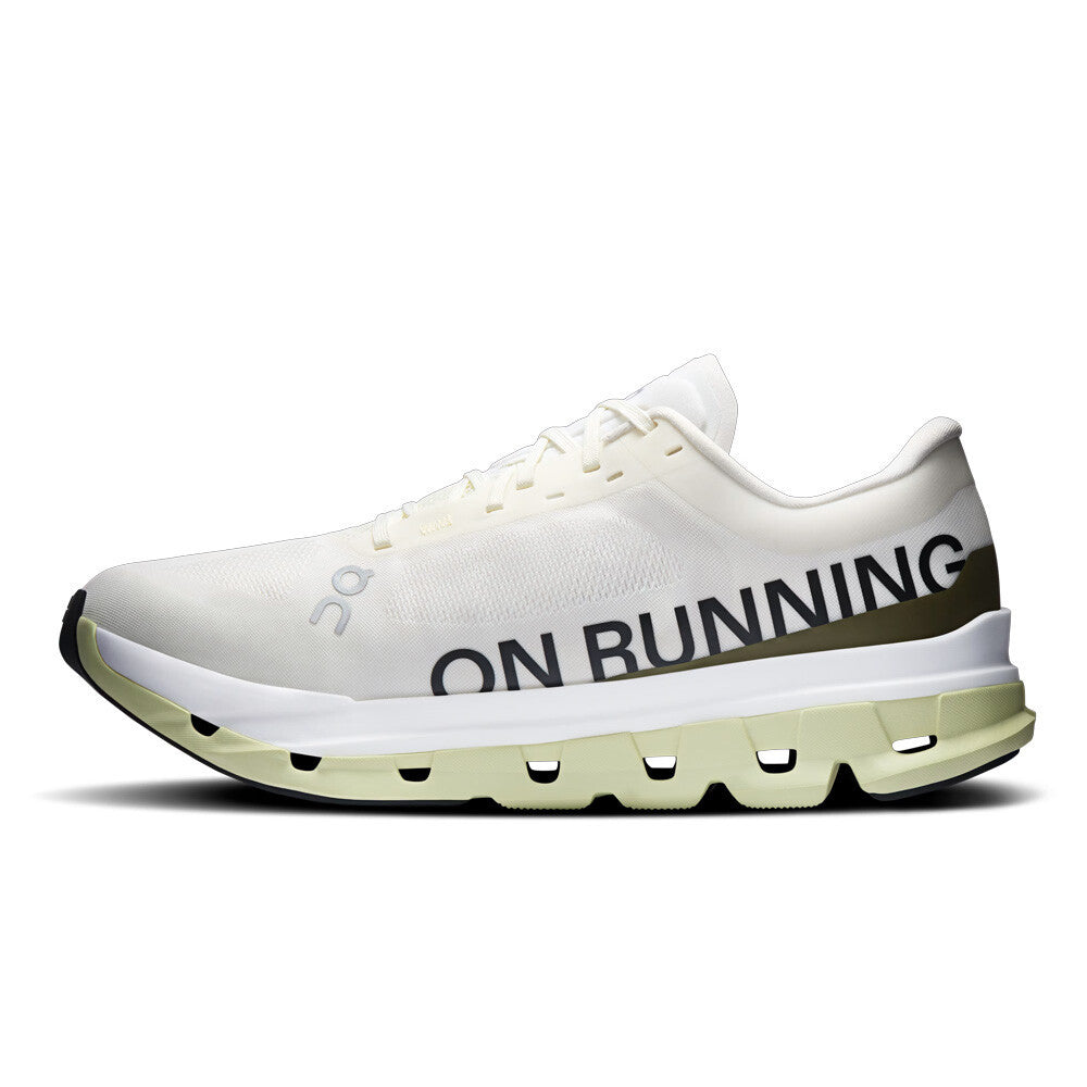 On Cloudflow 5 Men's Running Shoes - Ivory/Linen