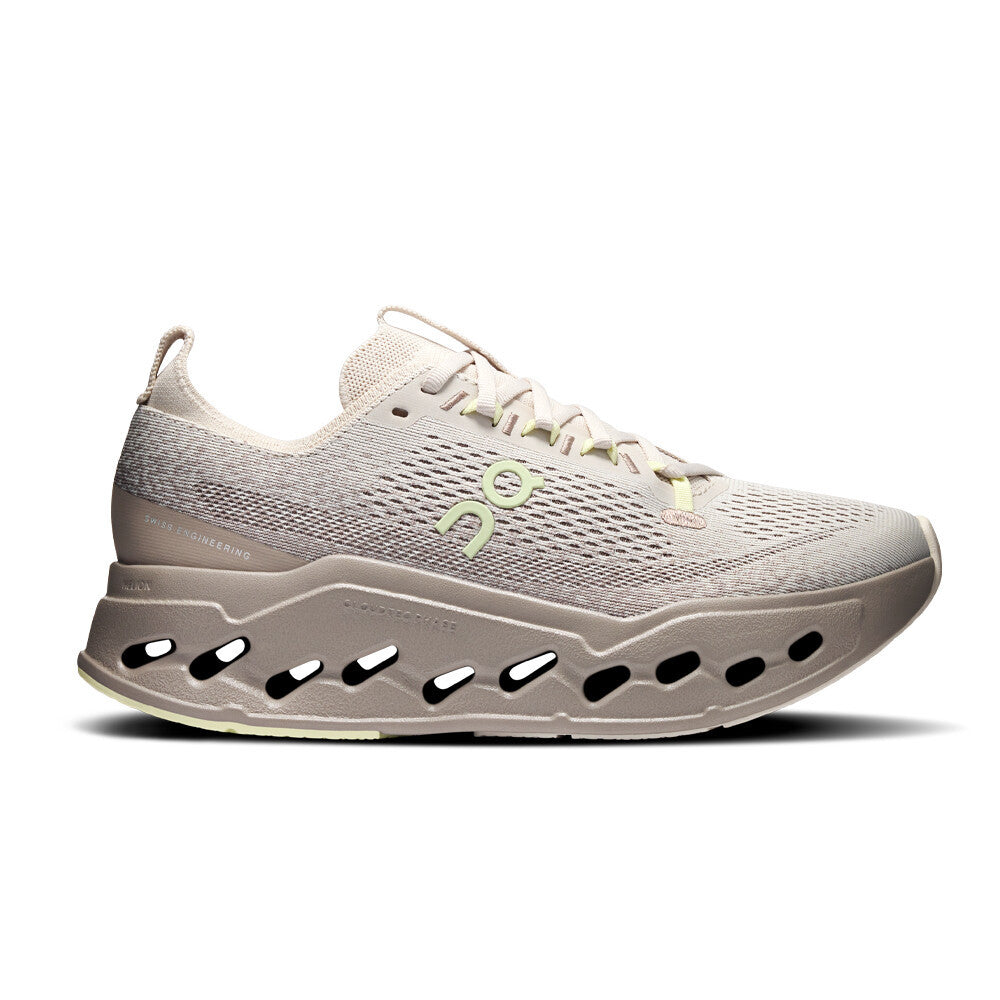 On Cloudsurfer Max Women's Running Shoes - Pelican/Limelight