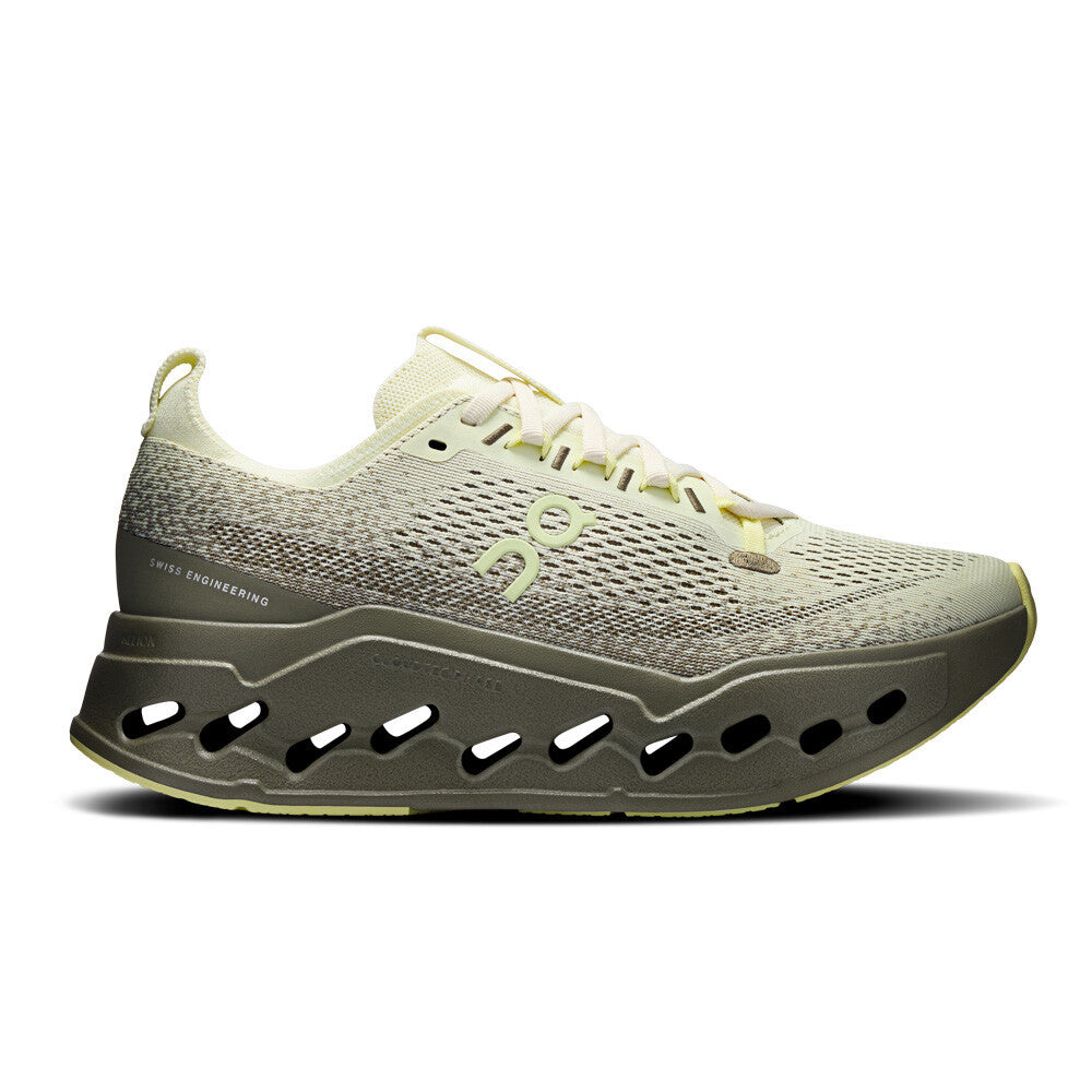 On Cloudsurfer Max Women's Running Shoes - Seedling/Olive