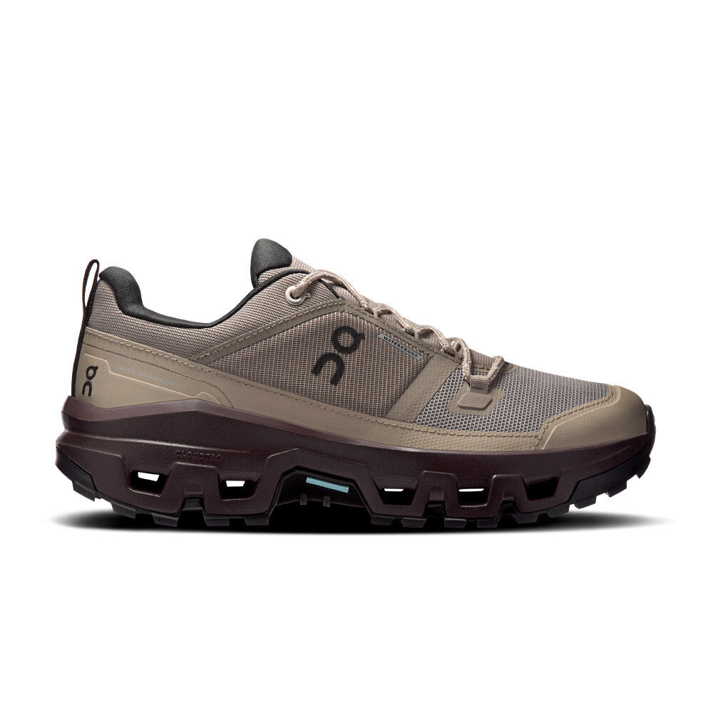 On Cloudrock Low Waterproof Women's Walking Shoes - Cinder/Ox