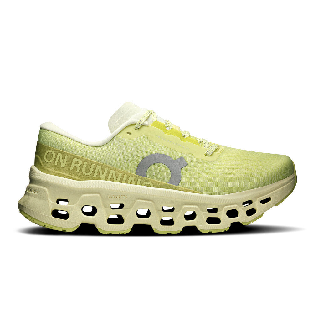 On Cloudmonster 3 Women's Running Shoes - Limelight/Seedling