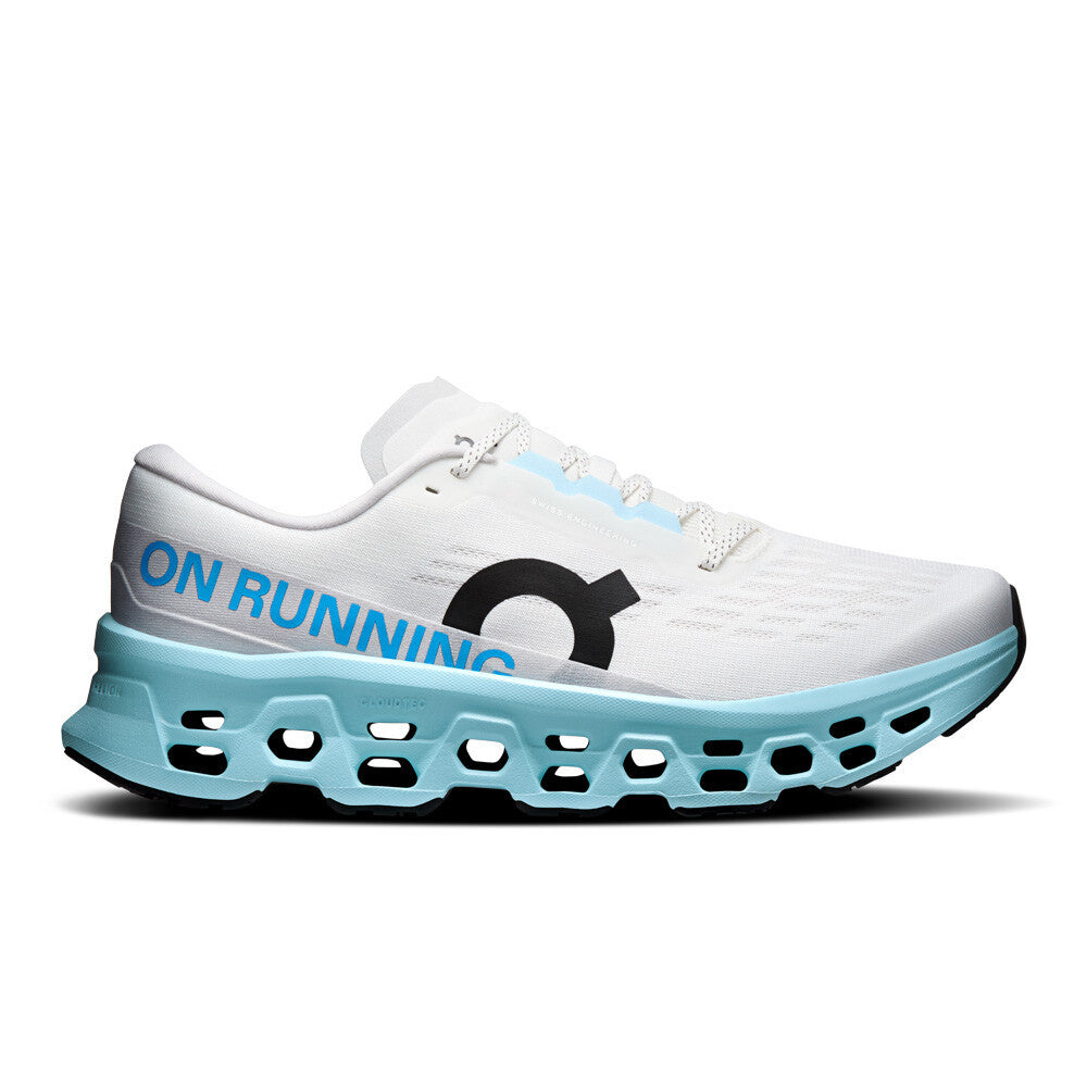 On Cloudmonster 3 Men's Running Shoes - Ivory/Topaz