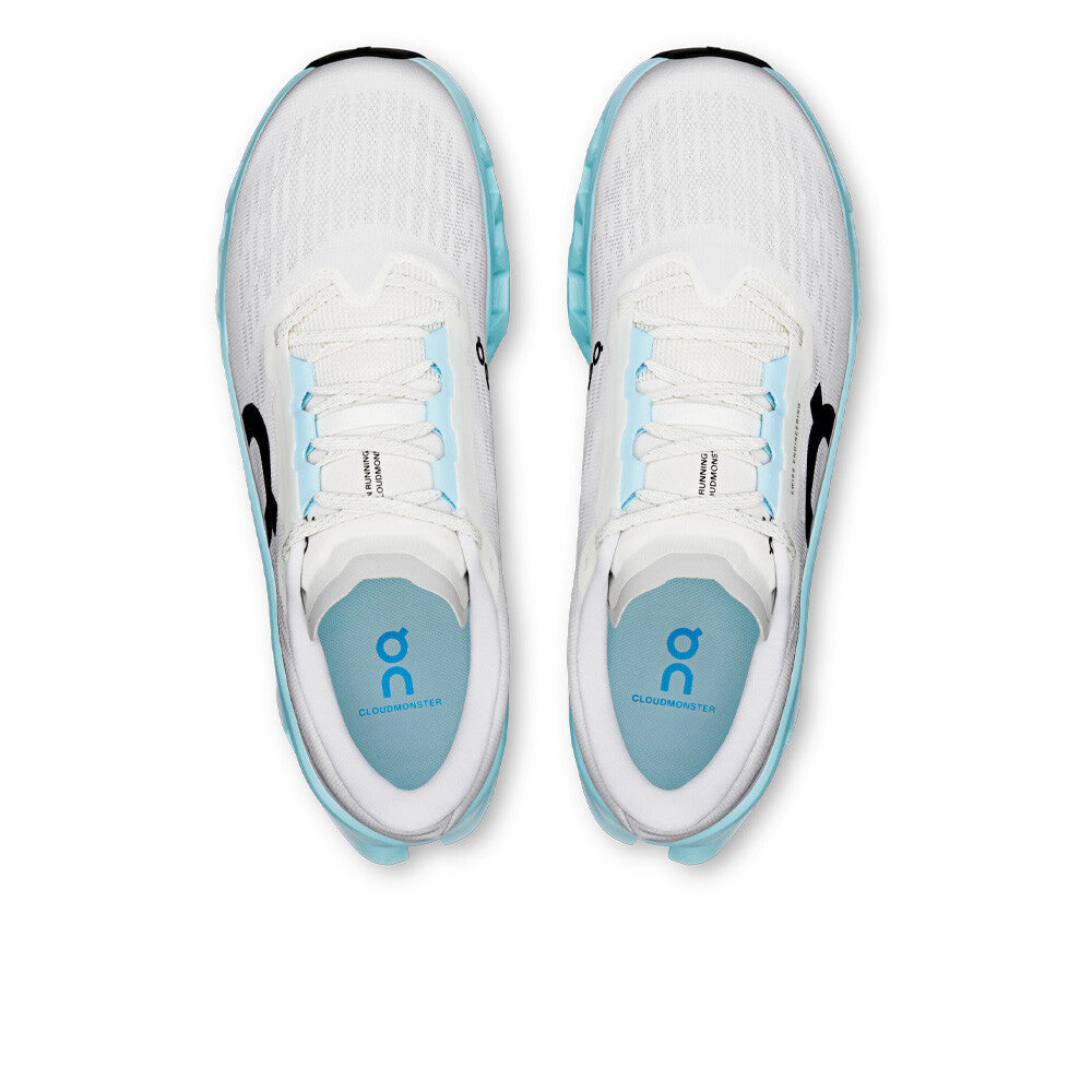 On Cloudmonster 3 Men's Running Shoes - Ivory/Topaz