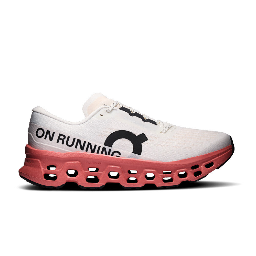 On Cloudmonster 3 Men's Running Shoes - Ivory/Dusty Rose