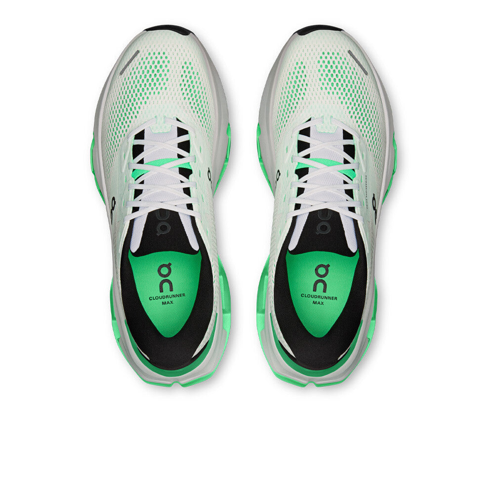 On Cloudrunner 3 Max Men's Running Shoes - White/Verdite
