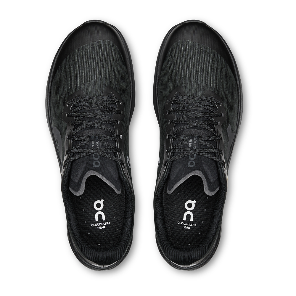 On Cloudultra Peak Men's Trail Running Shoes - Black