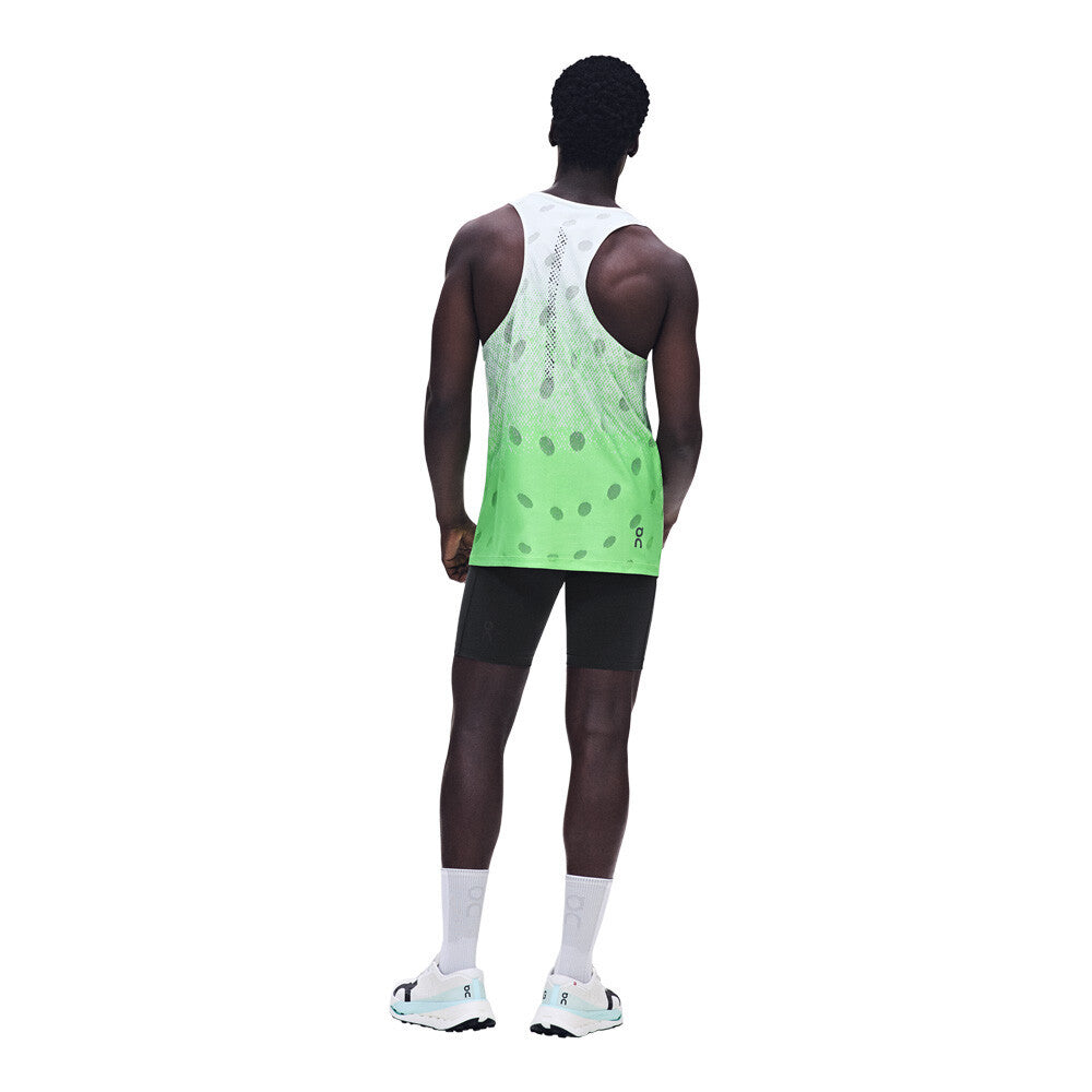 On Zero Breathe Men's Running Vest - White/Green