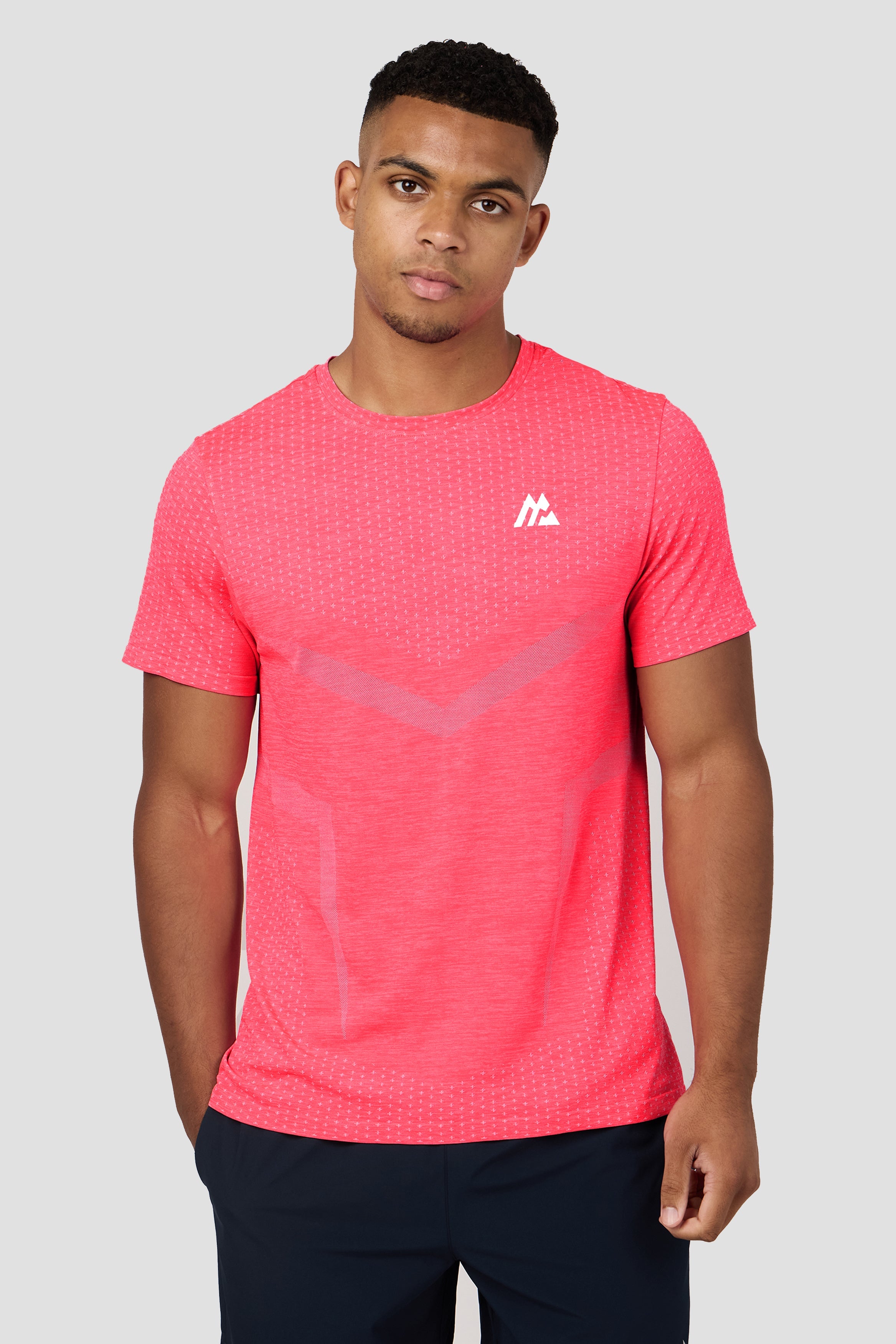 Montirex Vault Seamless T-Shirt – Pink, Blue