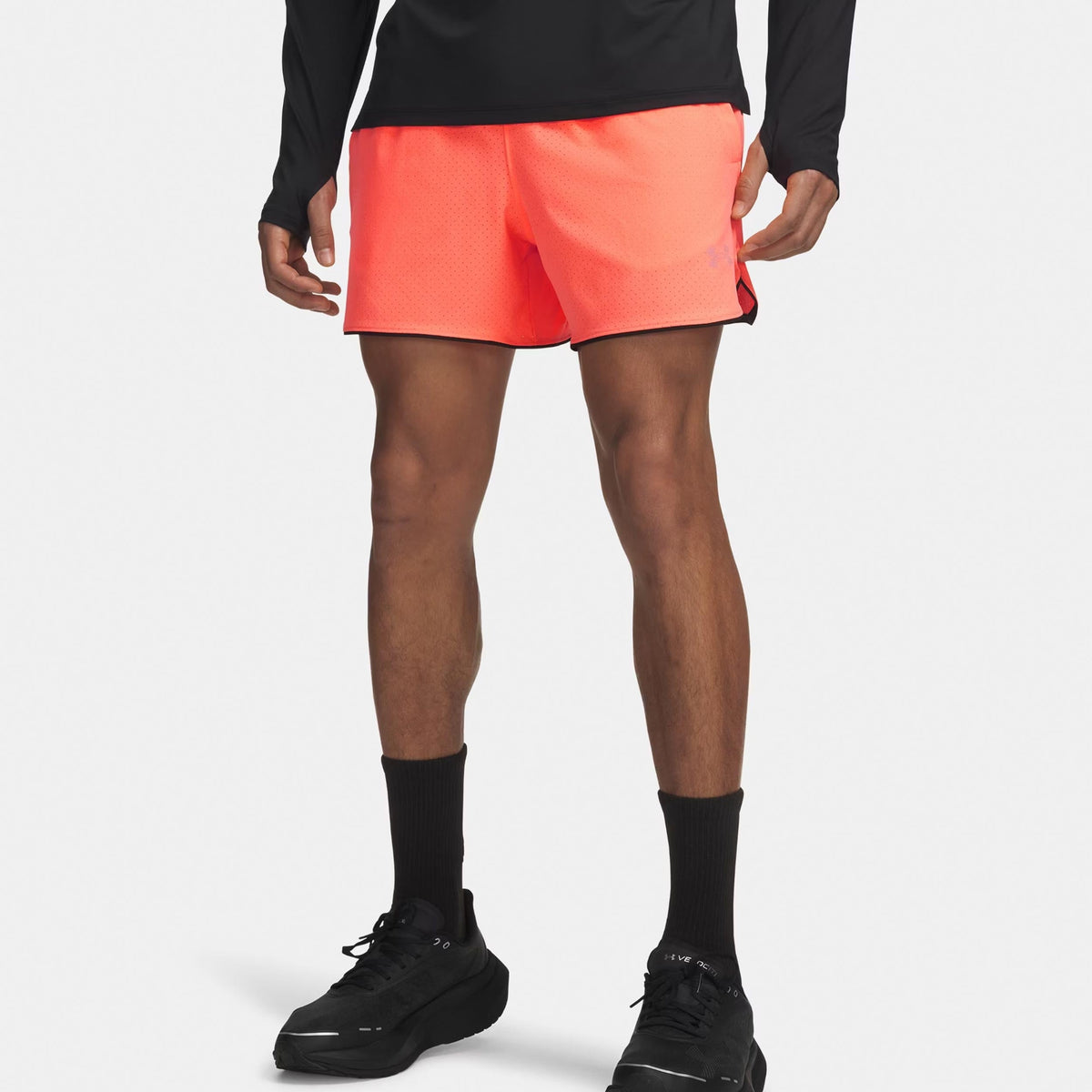 Under Armour Velociti Pro Vent 5in Men's Shorts - Orange/Silver