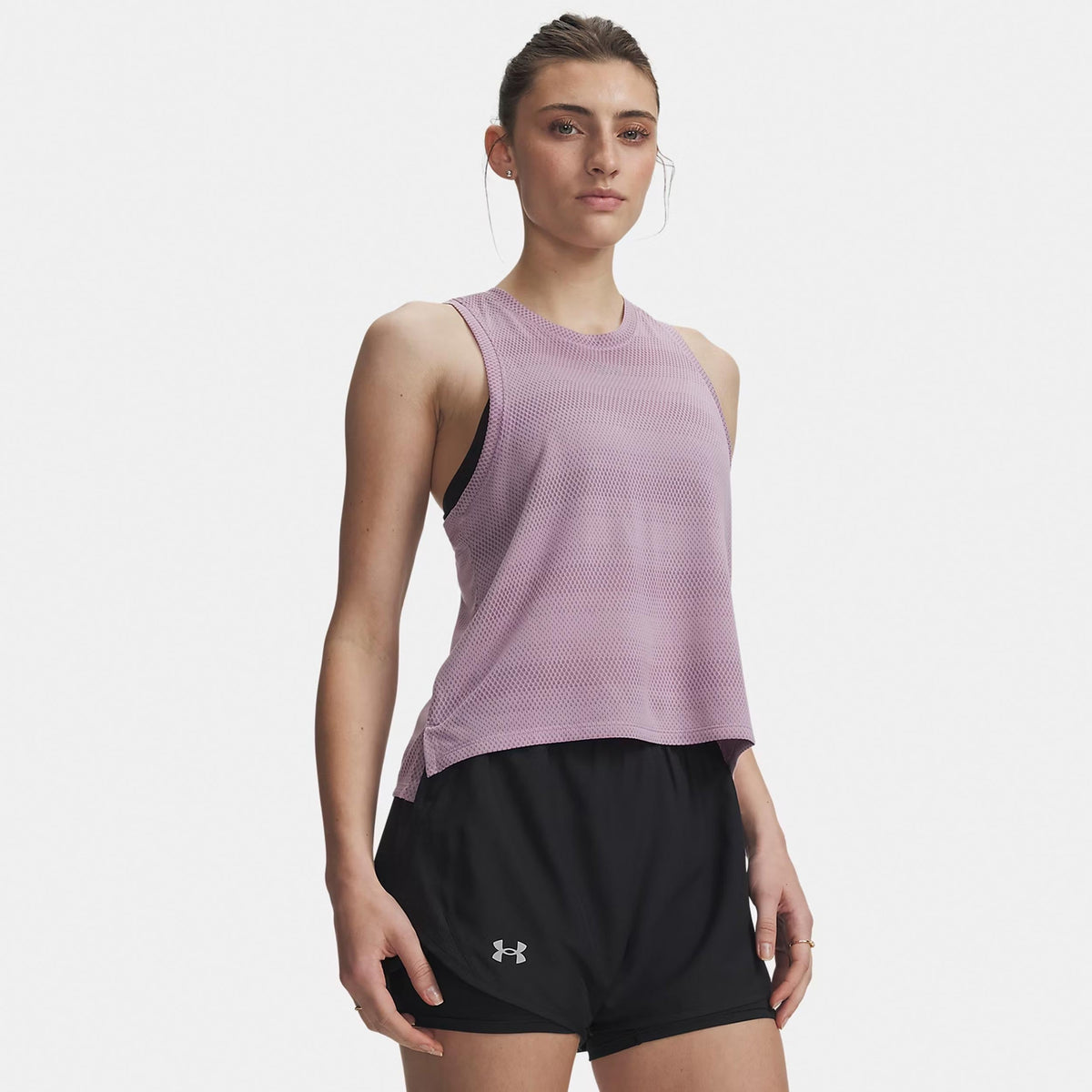 Under Armour Velociti Women's Running T-Shirt - Mauve (2)