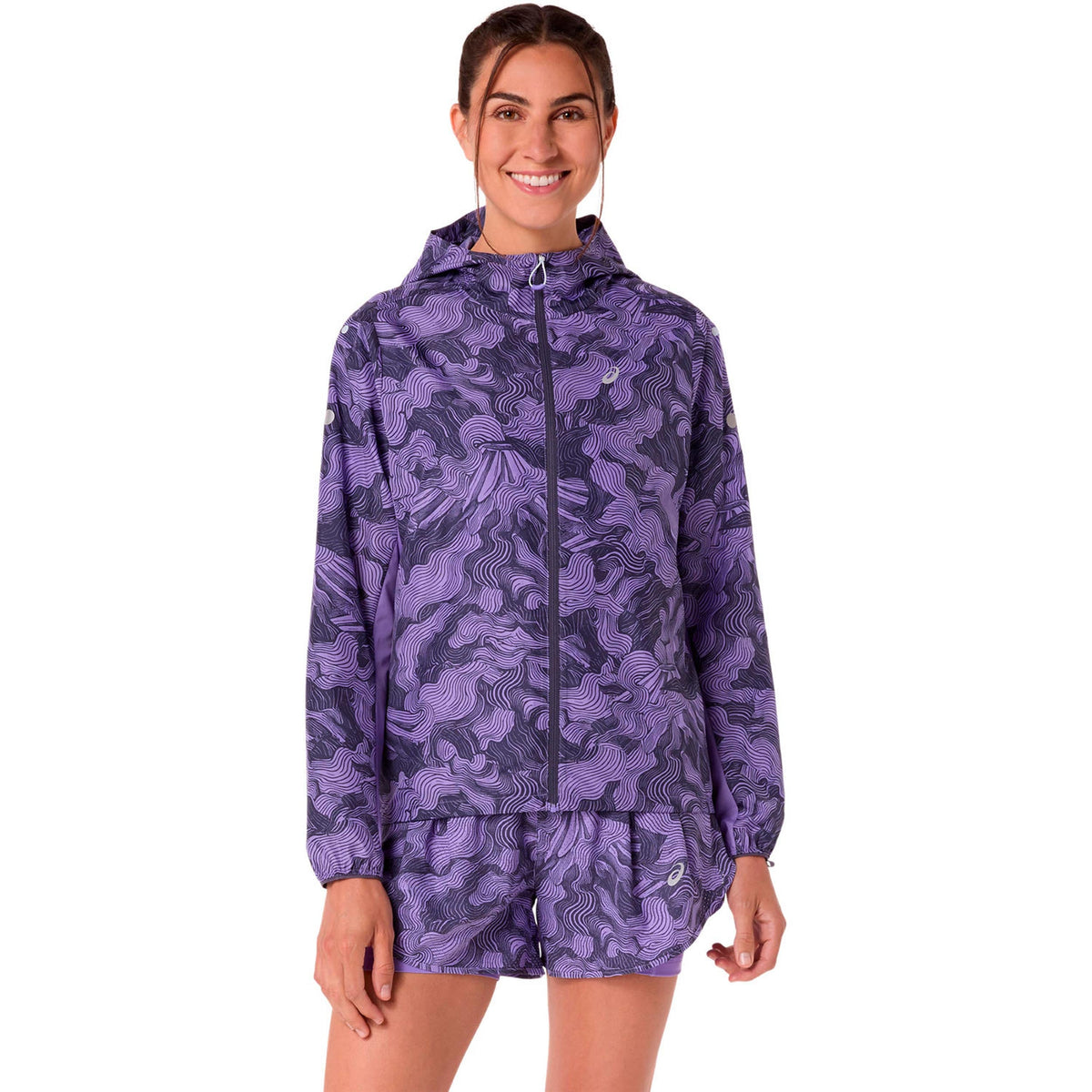 ASICS Fujitrail Packable Women's Running Jacket - Lilac