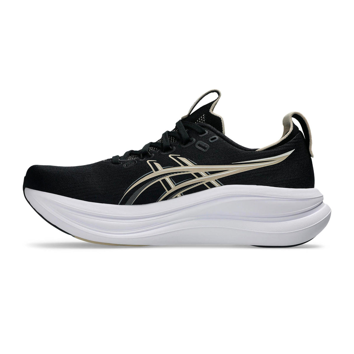 ASICS Gel-Nimbus 28 Men's Running Shoes – Black/Cream