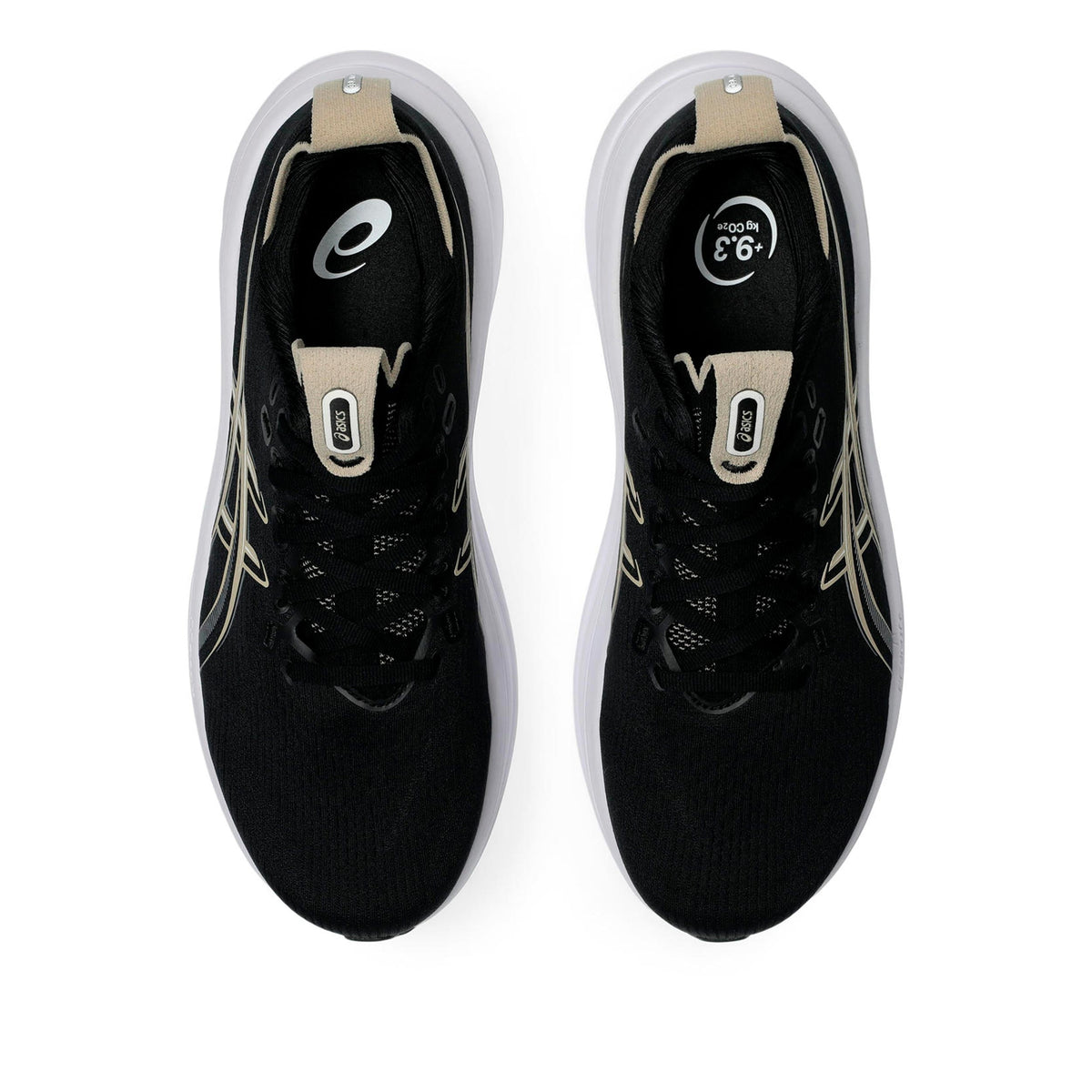 ASICS Gel-Nimbus 28 Men's Running Shoes – Black/Cream