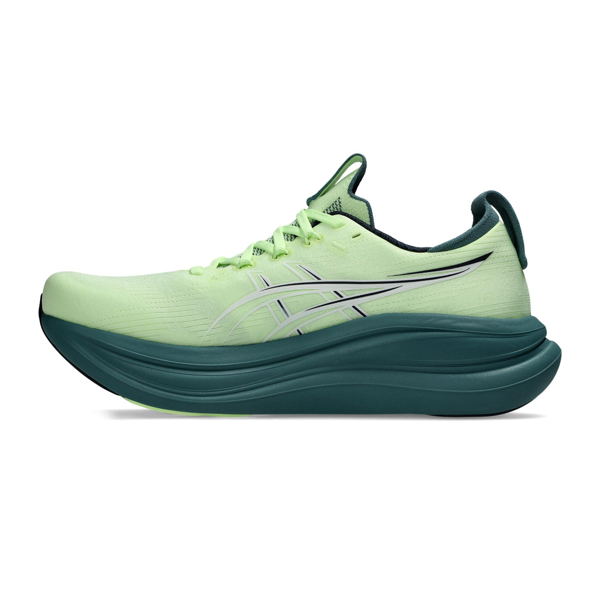 ASICS Gel-Nimbus 28 Men's Running Shoes – Neon Yellow/Turquoise