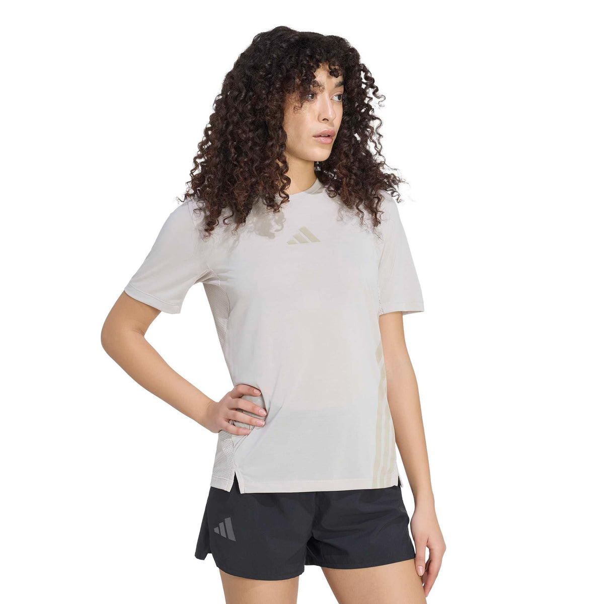 adidas Terrex XPR Women's Running T-Shirt - Beige