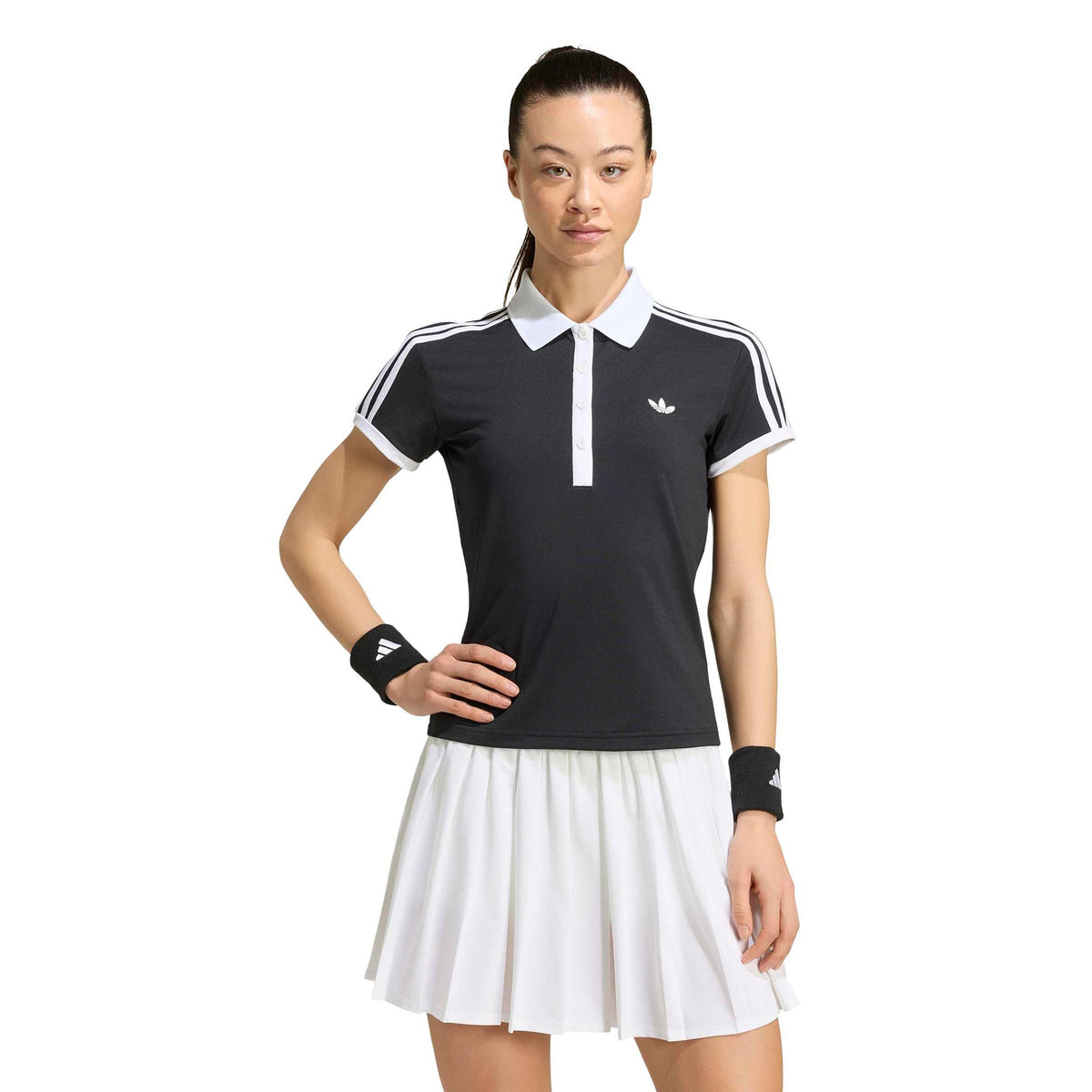 adidas Classics Women's Polo Shirt - Black