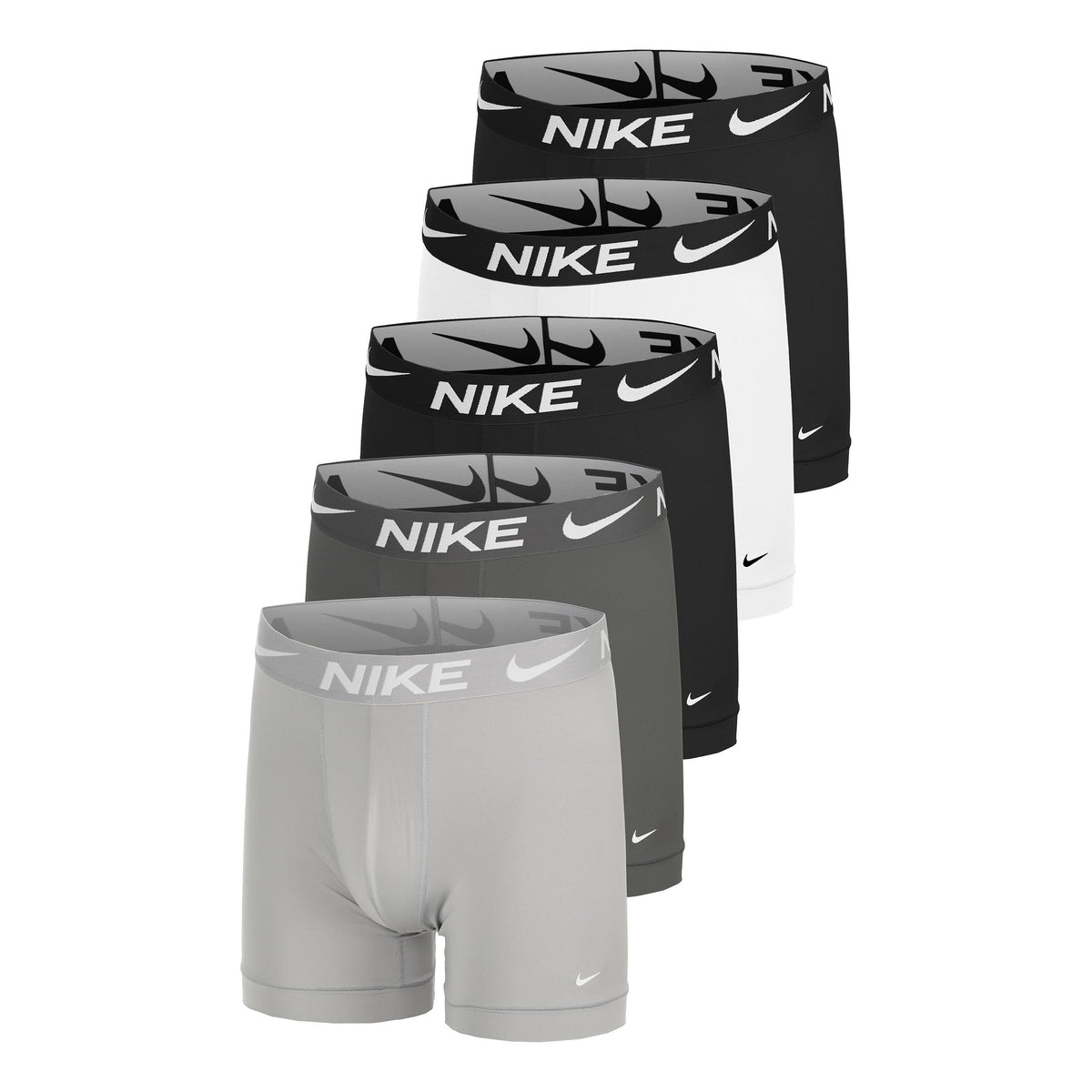 Nike Essential Cotton Stretch Trunk Boxer shorts 3 Pack Lightgrey