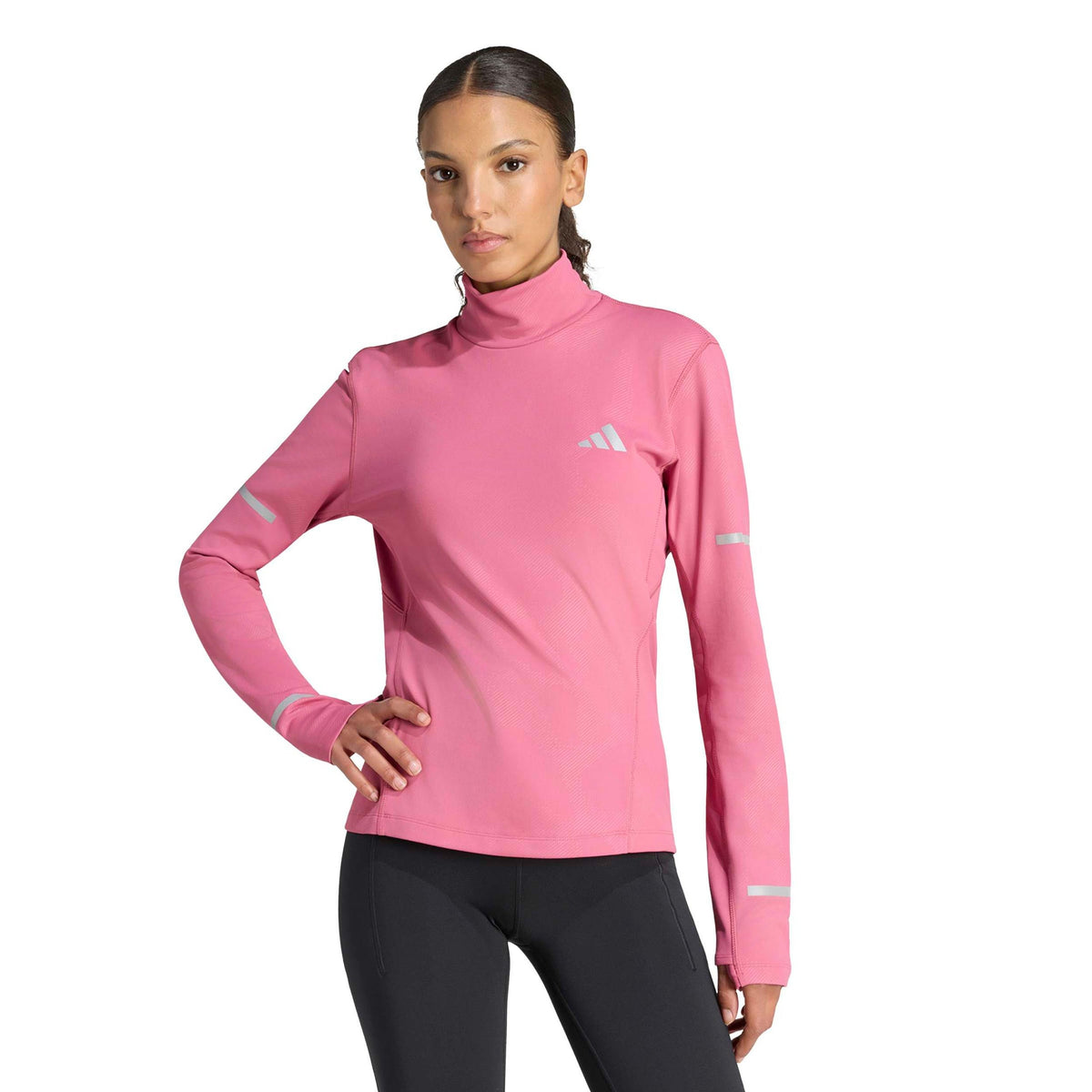 adidas adi365 Warm Women's Running T-Shirt - Wine Red