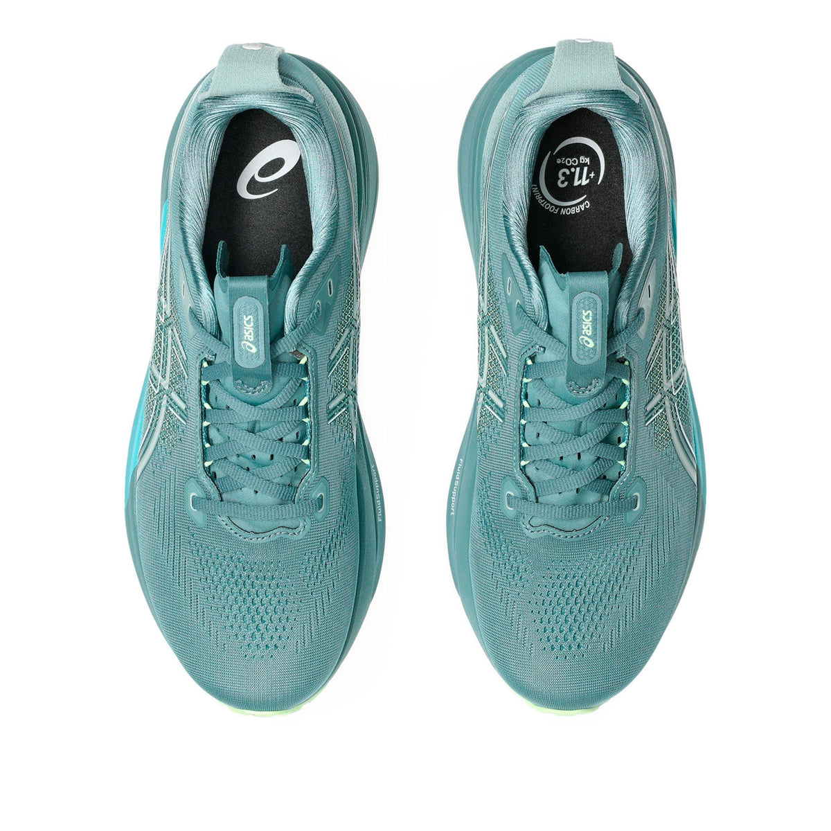 ASICS Gel-Kayano 33 Men's Running Shoes – Turquoise/Yellow