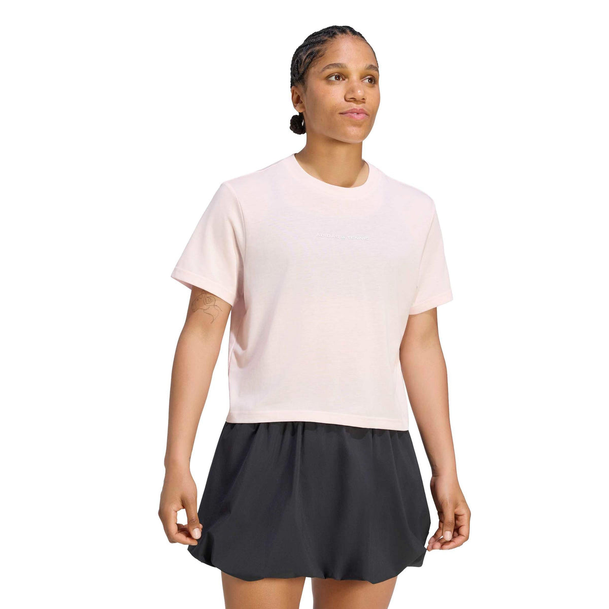 adidas Graphic Women's T-Shirt - Pastel Pink