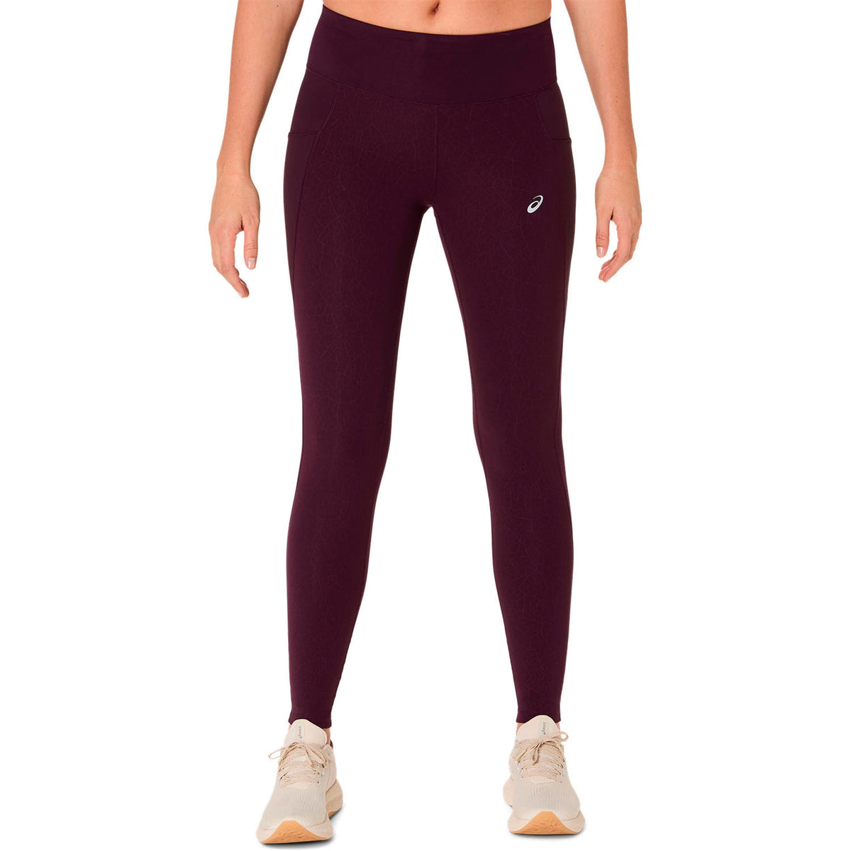 ASICS Nagino Women's Running Tights - Wine Red