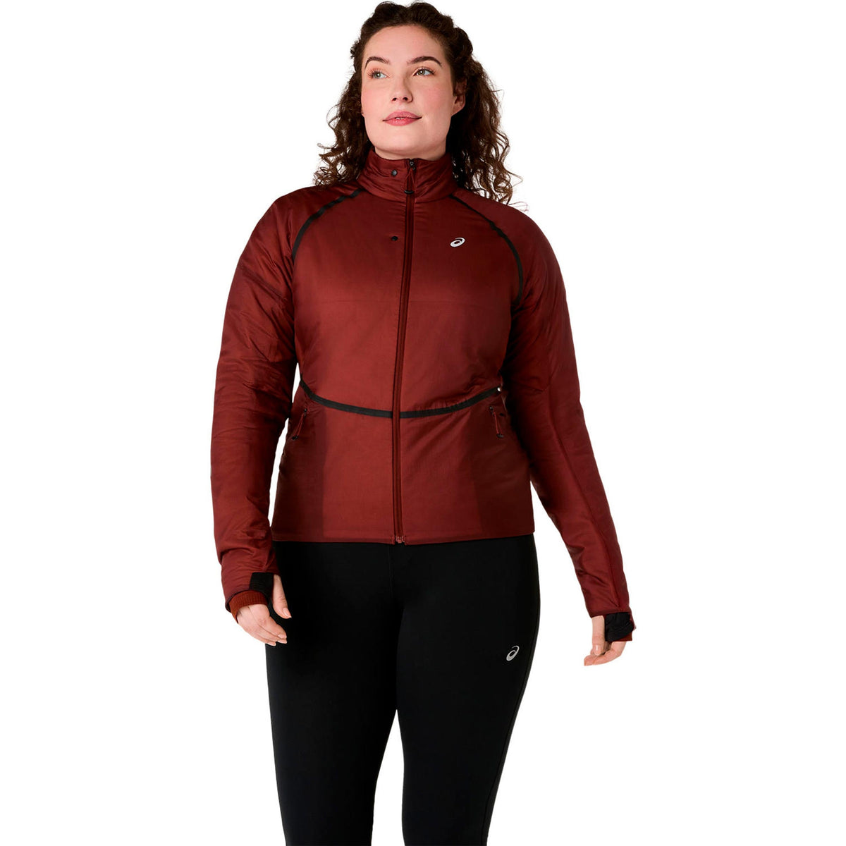 ASICS Road Winter Run Women's Running Jacket - Dark Red