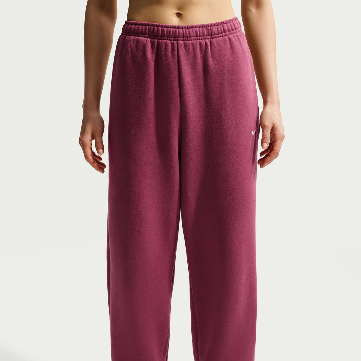 Nike Studio Fleece Women's Trousers - Mauve