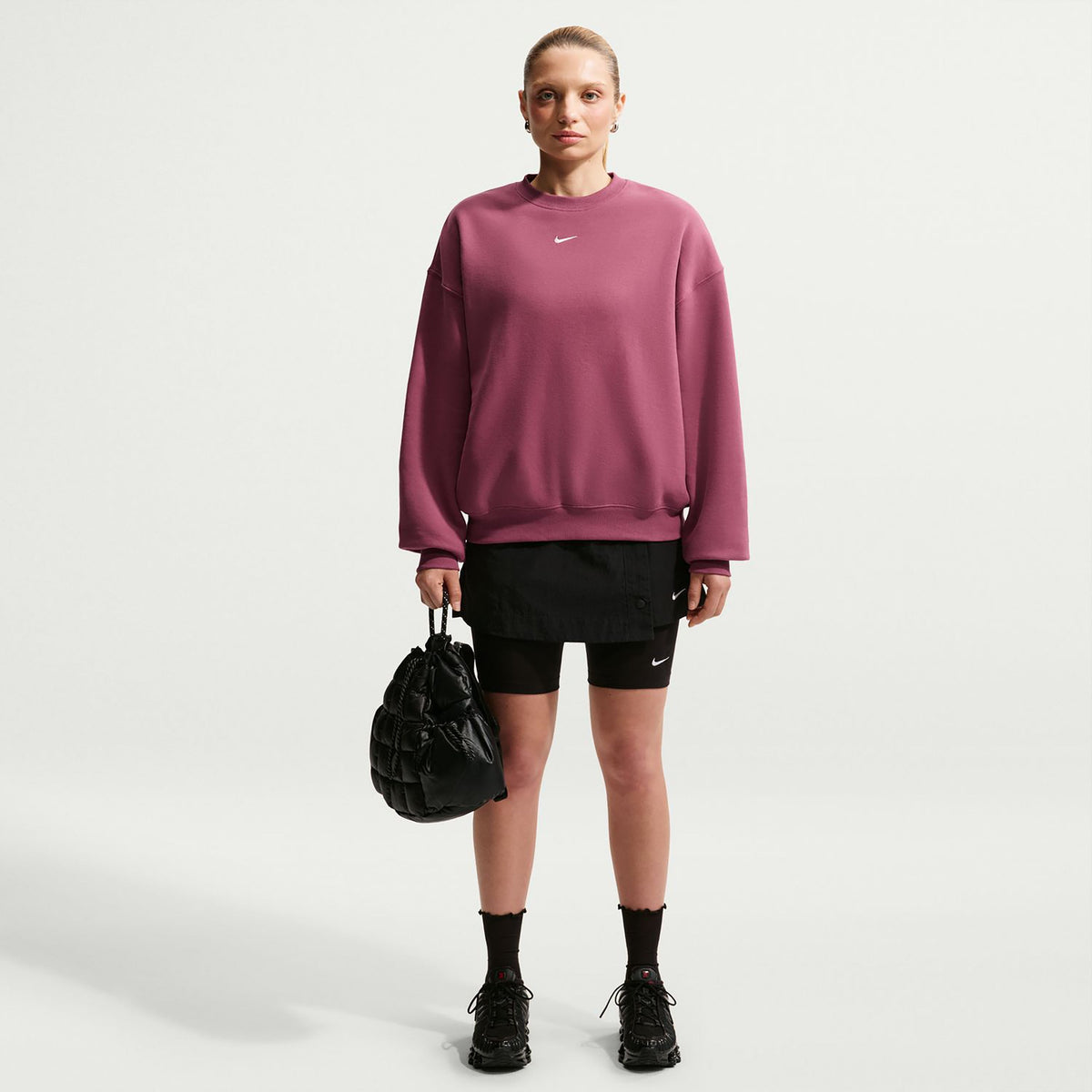 Nike Studio Fleece Women's Track Top - Mauve