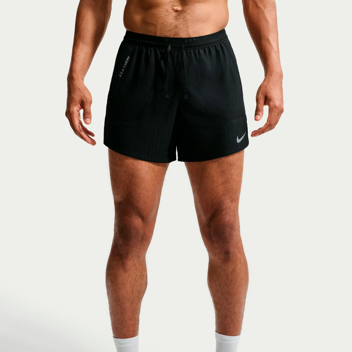 Nike Stride Men's Shorts - Black/Silver